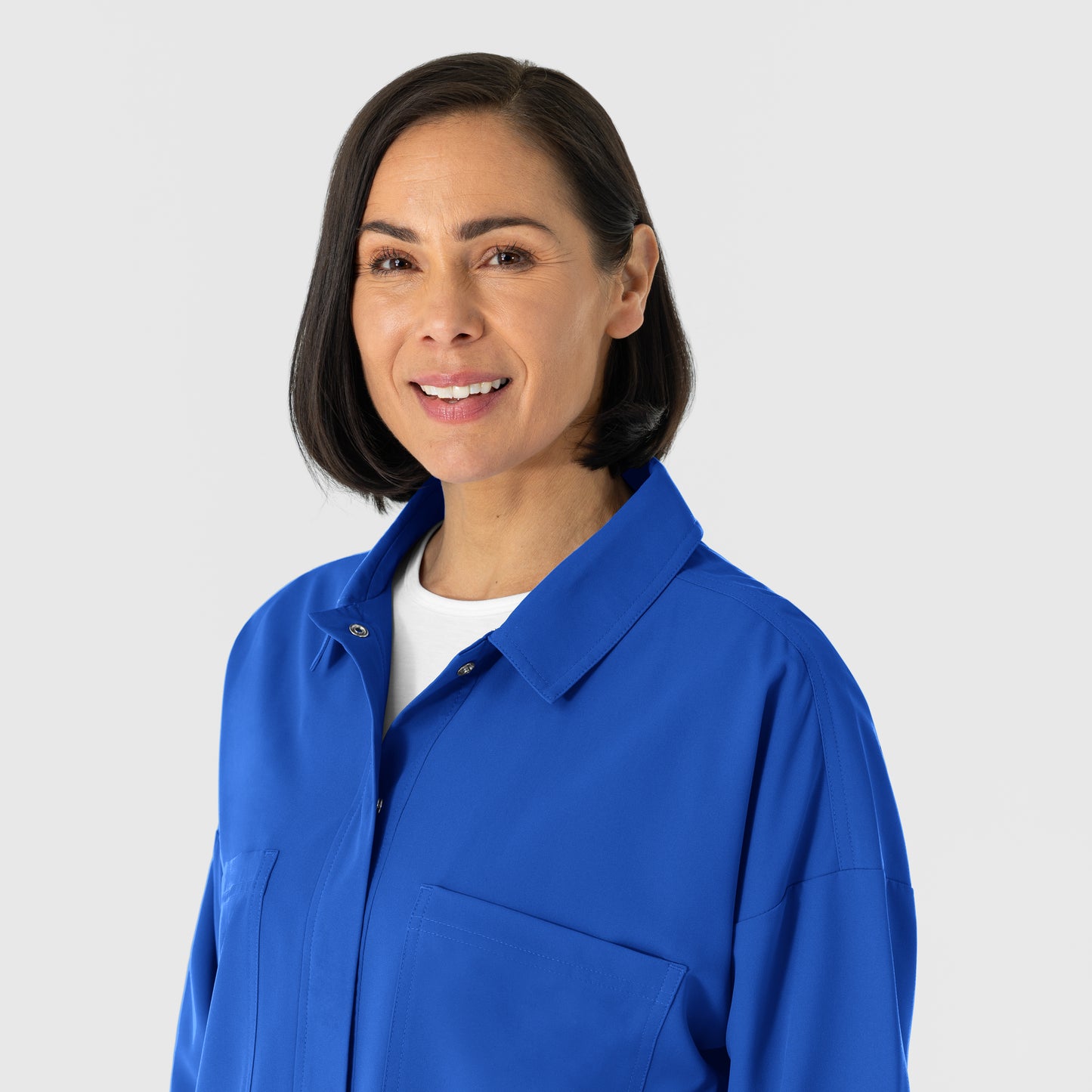 NURTUR 8180 Women’s Scrub Shirt Jacket Royal