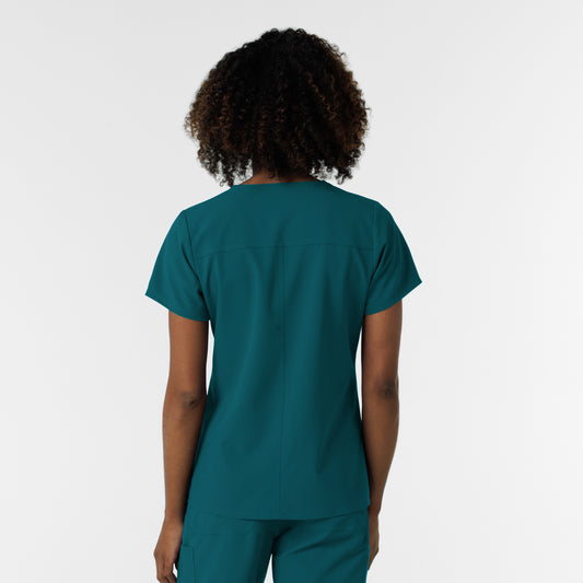 NURTUR 6180 Women's V-Neck Scrub Top Caribbean