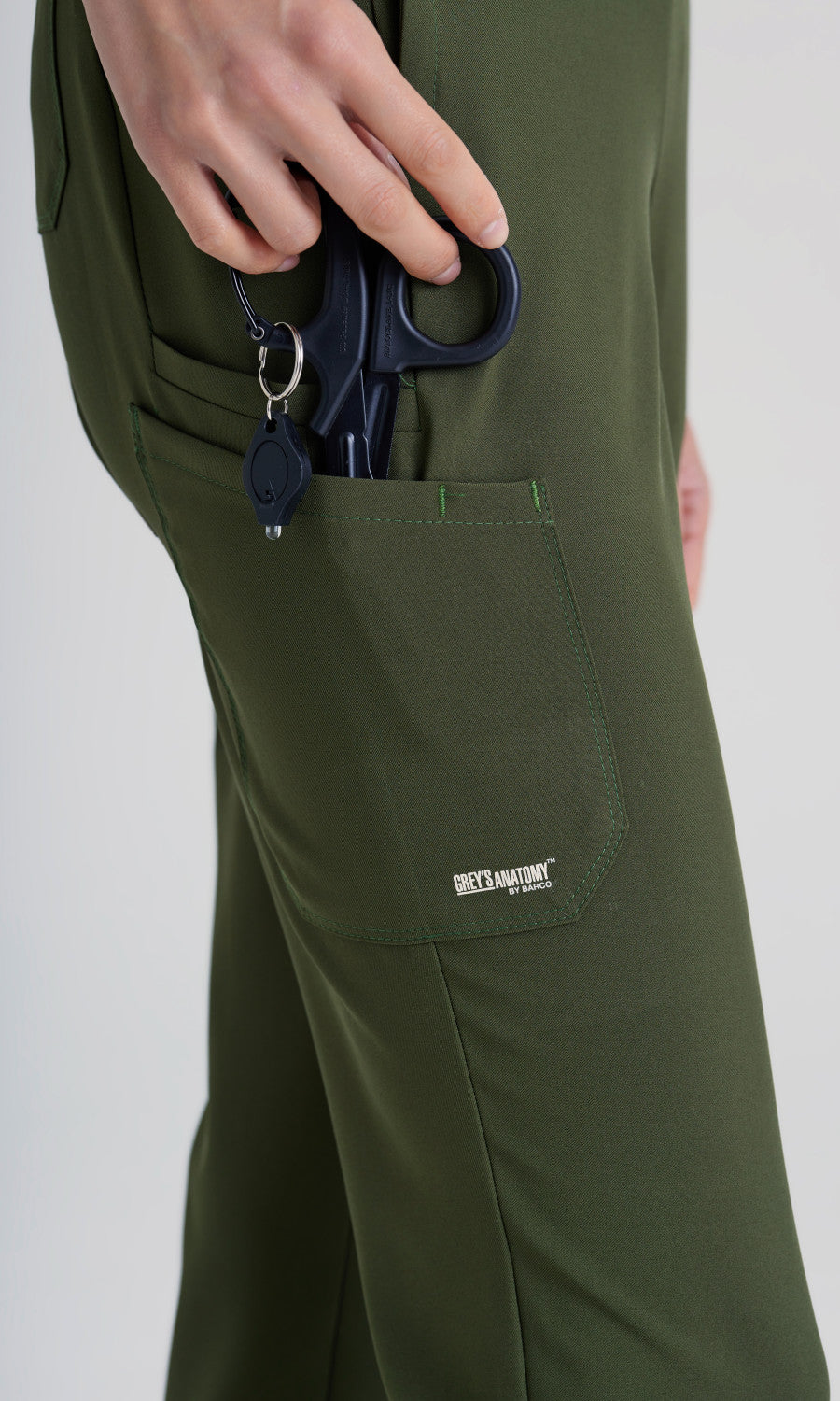 Grey's Anatomy Evolve GSSP627 Cosmo Scrub Pants Fern