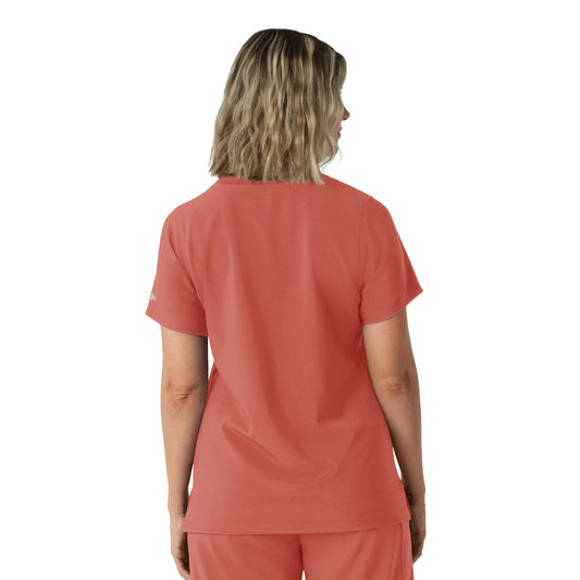 Force Cross-Flex C13510 Women's Crew Neck Scrub Top Dusty Cedar
