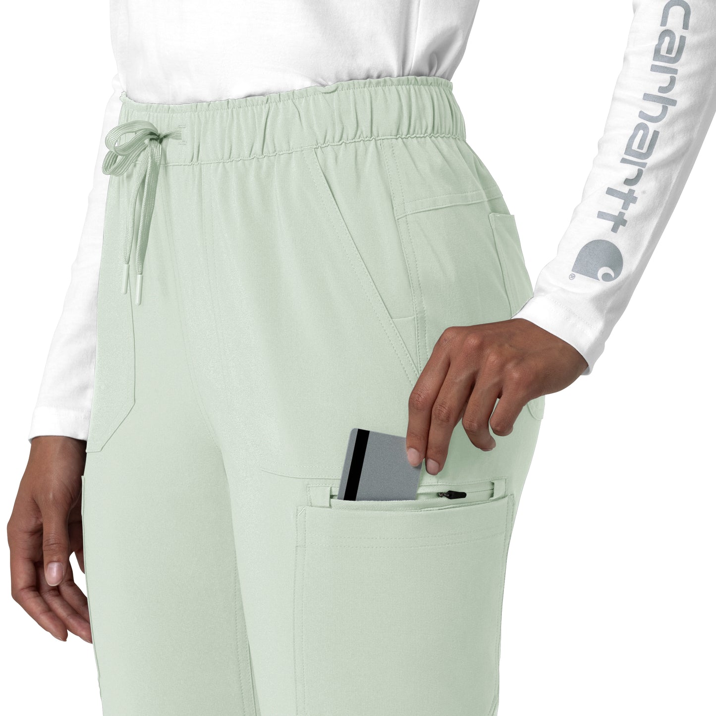 Force Cross-Flex C53210 Women's Straight Leg Cargo Scrub Pants Big Sky