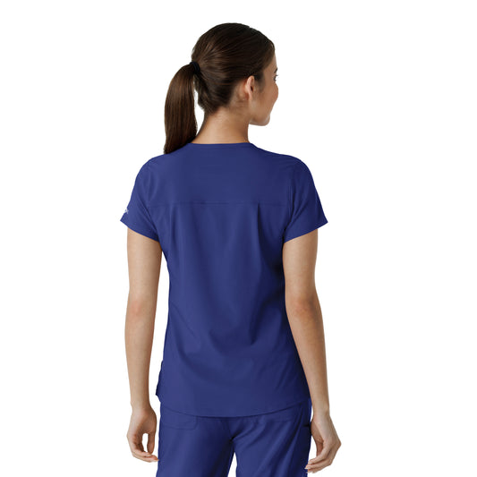 Force Cross-Flex C13410 Women's Tuck-In Scrub Top Galaxy Blue