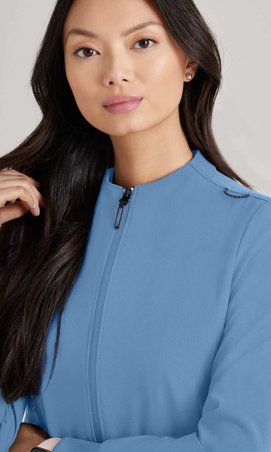 Barco Unify BUW884 Team Scrub Jacket Ciel Blue