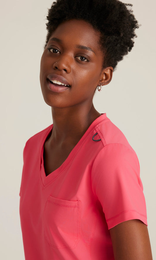 Skechers Slip-Ins Knits SKT221 Flow Knit Scrub Top Punch Pink