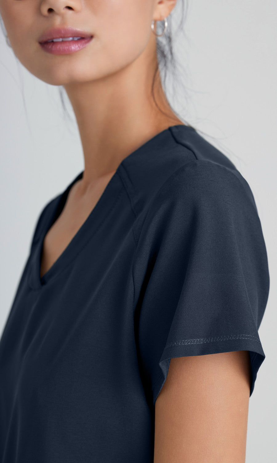 Grey's Anatomy Evolve GSST180 Rhythm Scrub Top Steel