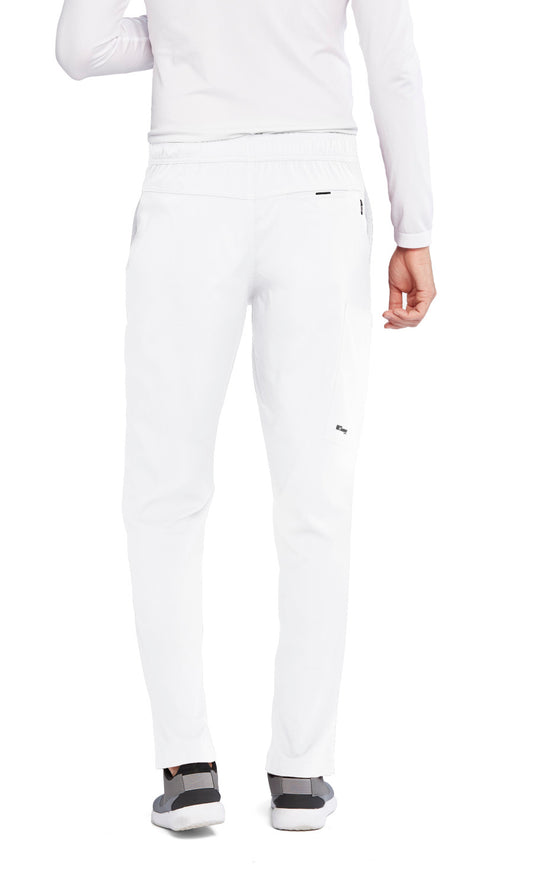Grey's Anatomy Spandex Stretch GRSP507 Wesley Scrub Pants White