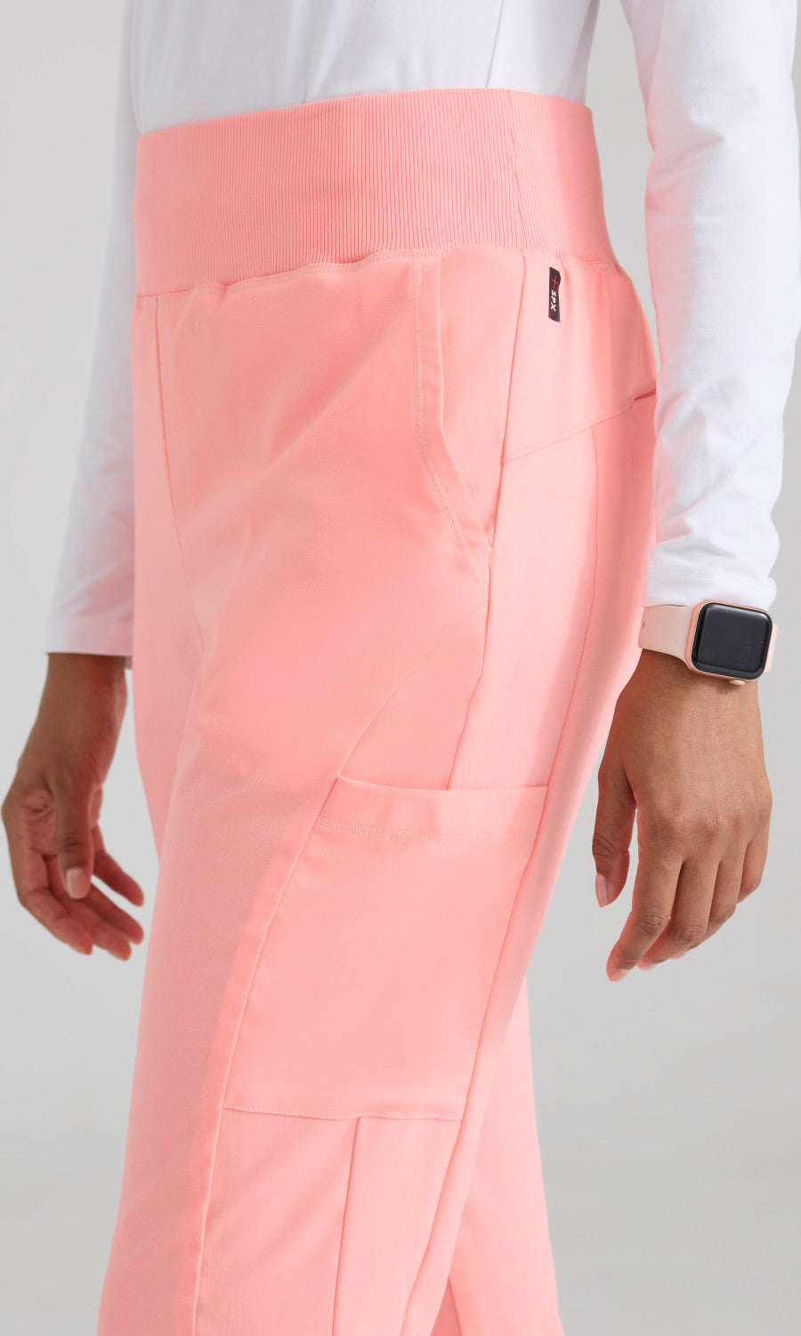 Grey's Anatomy Stretch GRSP692 Renee Scrub Pants Bright Papaya