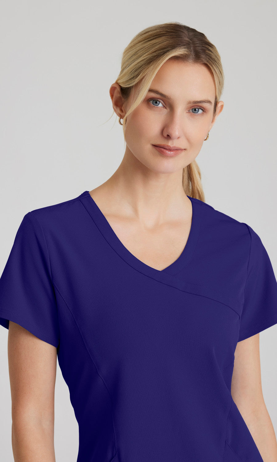 Skechers SK102 Reliance Scrub Top New Grape