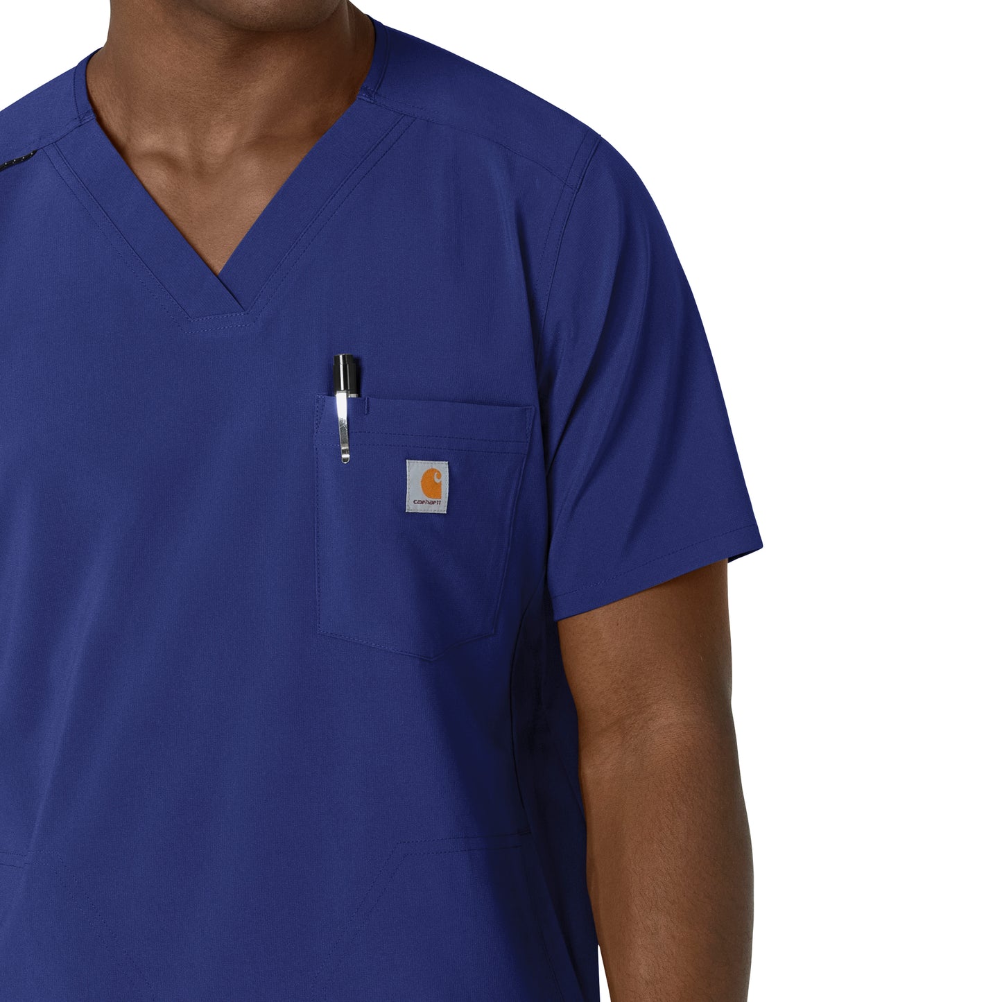 Force Cross-Flex C16410 Men's V-Neck Scrub Top Galaxy Blue