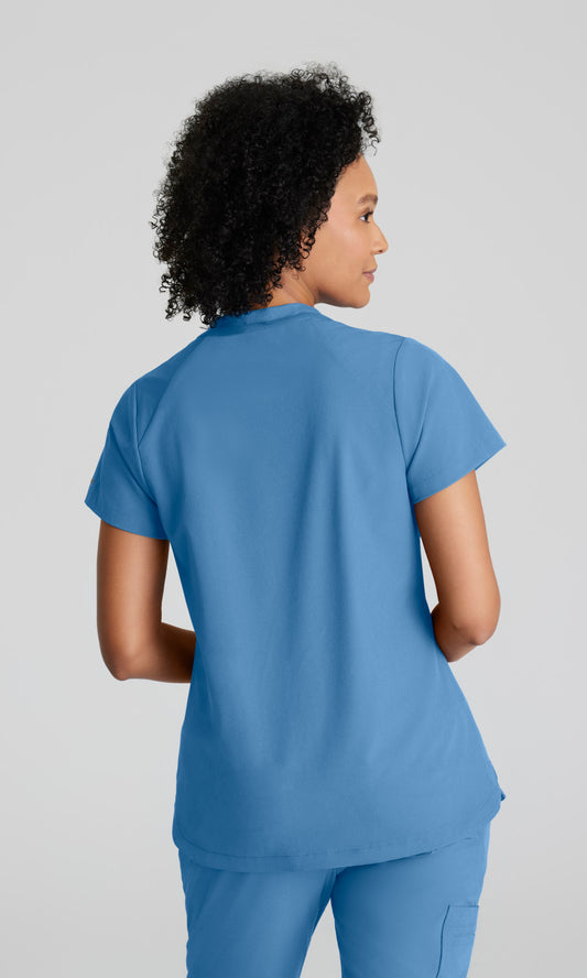 Barco One BOT216 Flux Scrub Top Ciel Blue