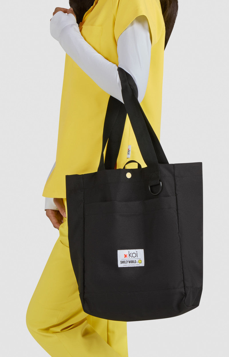 Smiley World SA188 SmileyWorld Everyday Tote Black