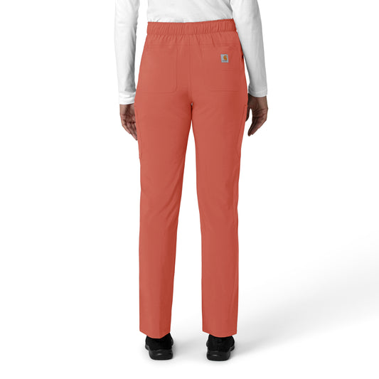 Force Cross-Flex C53210 Women's Straight Leg Cargo Scrub Pants Dusty Cedar