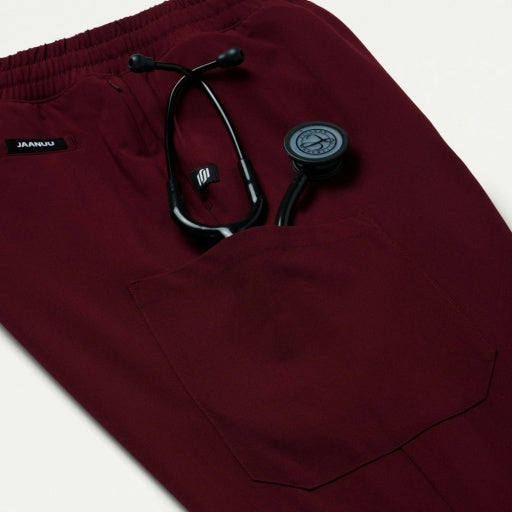 ULTRAlast M20023 Men's Rhodes 7-Pocket Scrub Pants Burgundy