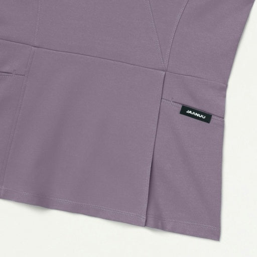 ULTRAsoft W210001 Women's Isla Mock-Wrap Scrub Top Titanium