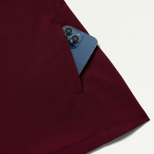 ULTRAlast M10002 Men's Platt 3-Pocket Scrub Top Burgundy