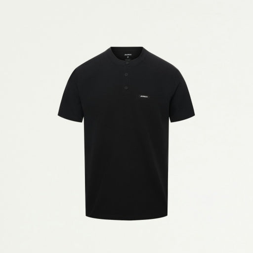 ULTRAlast M10003 Men's Reeve Henley Scrub Top Black