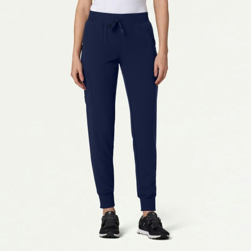 ULTRAlast W20003 Women's Silex Slim Knit-Waist Scrub Joggers Midnight Navy