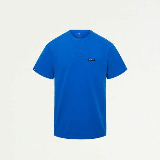 ULTRAlast M10003 Men's Reeve Henley Scrub Top Royal Blue