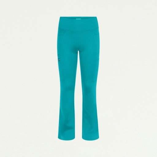 ULTRAsoft W40005 Women's Perri Yoga Scrub Pants Teal