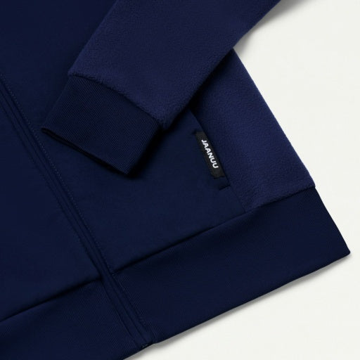 Hybrid Fleece W60018 Women's Cloud Hybrid Fleece Bomber Jacket Midnight Navy