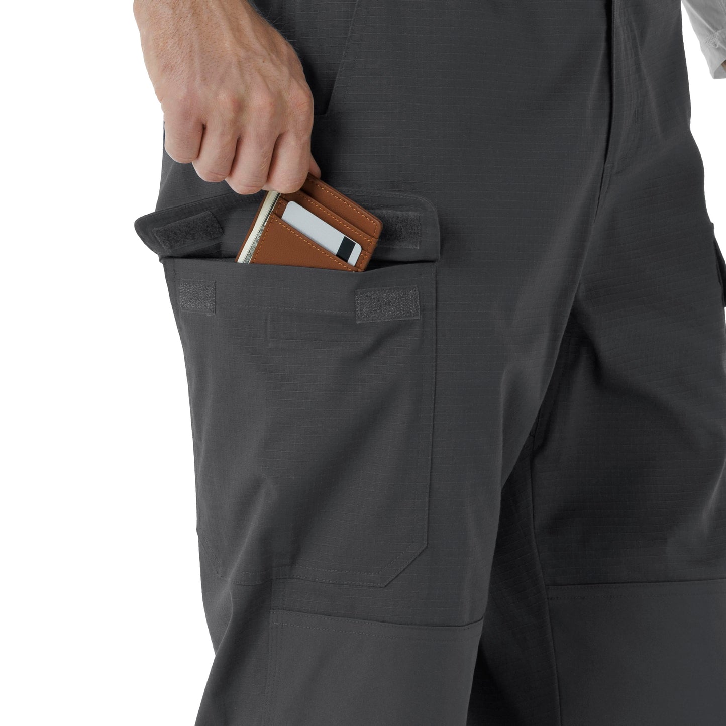 Rugged Flex C57418 Men's Ripstop Cargo Pantss Pewter