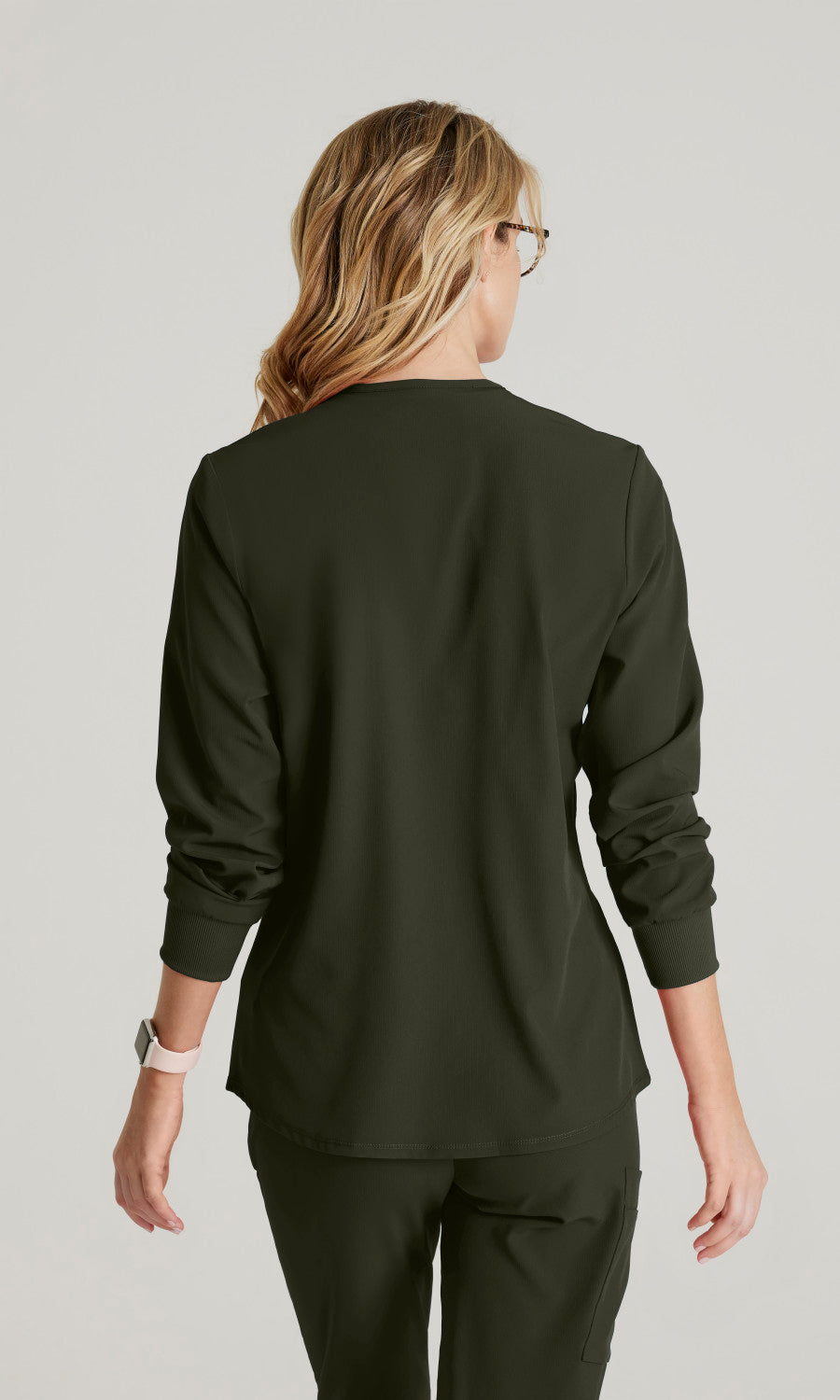 Skechers SK401 Women's Stability Warm-Up in Olive by Barco Model Image Back