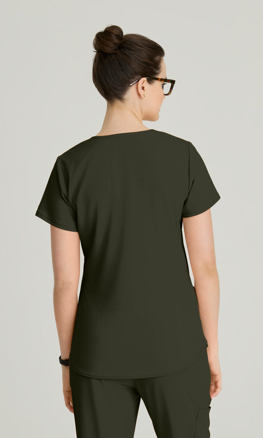 Skechers SK101 Women's Breeze Top in Olive by Barco Model Image Back