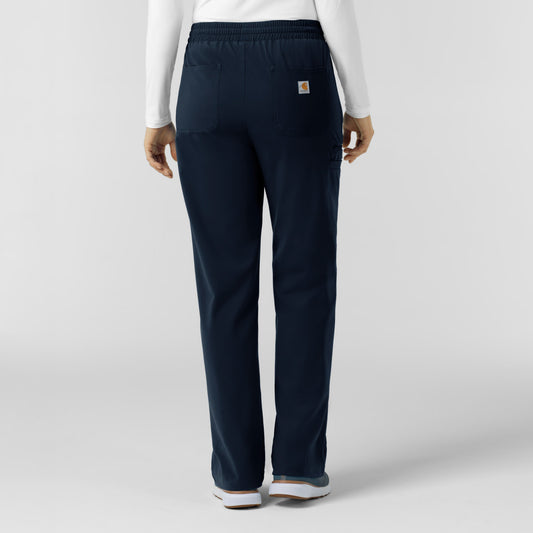 Force Cross-Flex Knit C53190 Women's Boot Cut Scrub Pants Navy