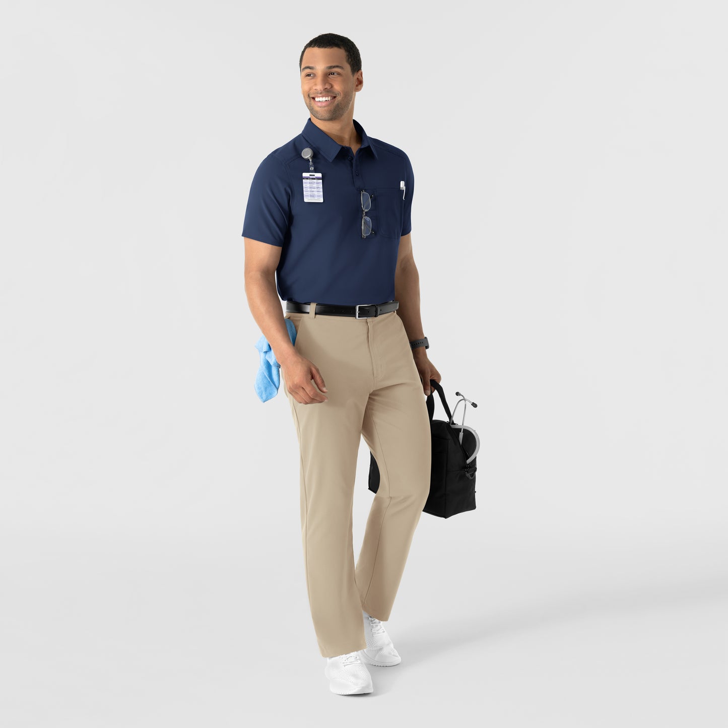 NURTUR 6580 Men's Polo Navy