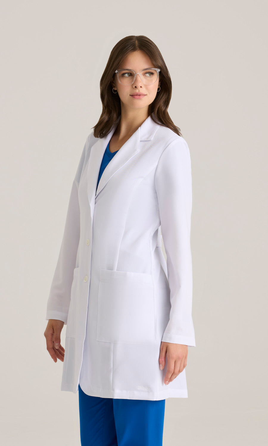Grey's Anatomy Signature 2402 Morgan Lab Coat White