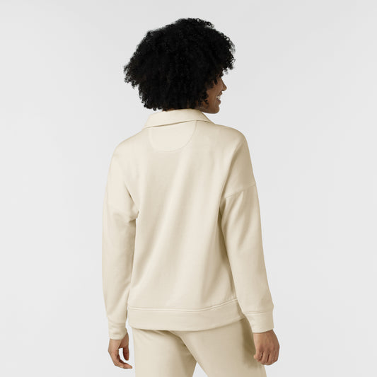 Unwind & Lounge 6189 Women's Relaxed Pullover Polo Birch
