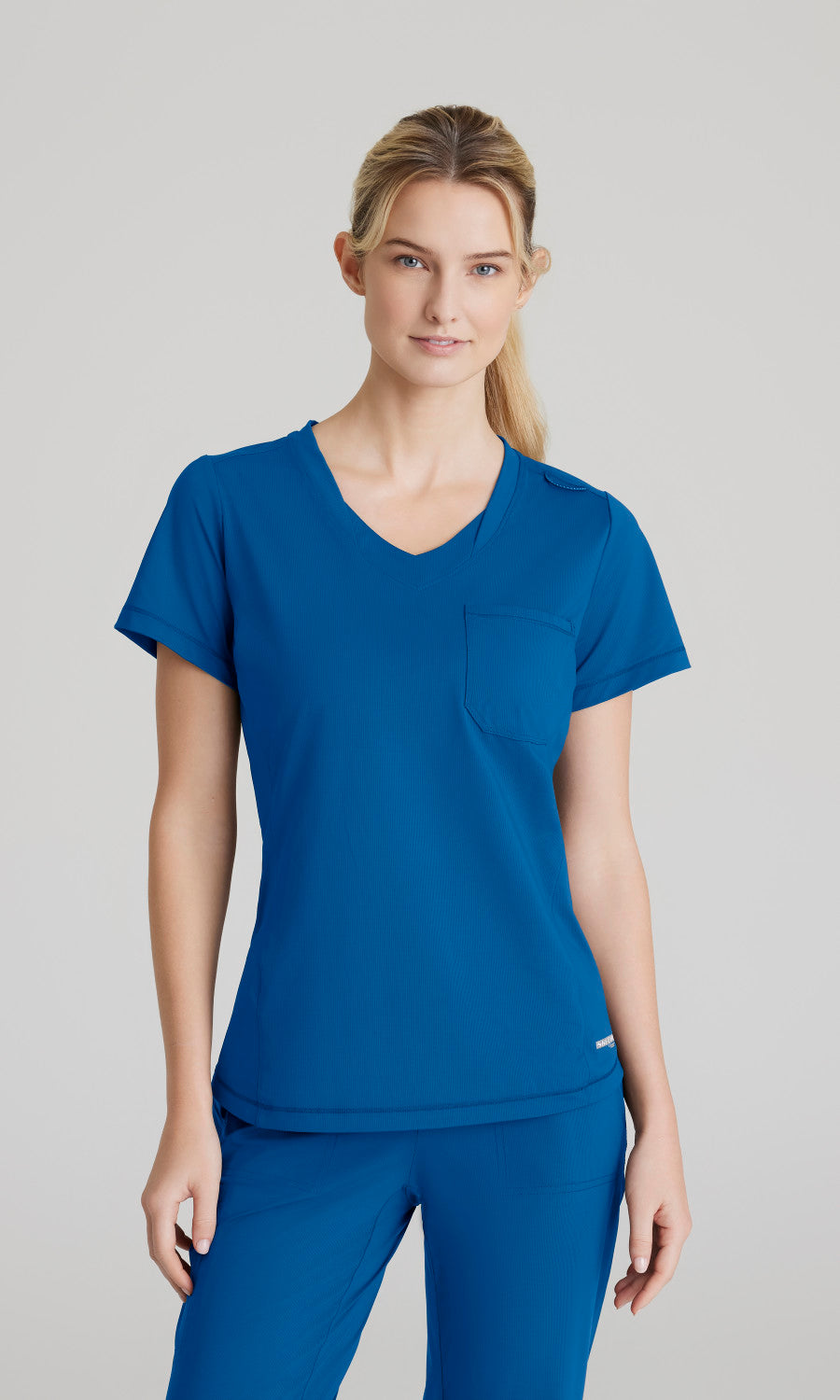 Skechers Slip-Ins Knits SKT221 Flow Knit Scrub Top New Royal