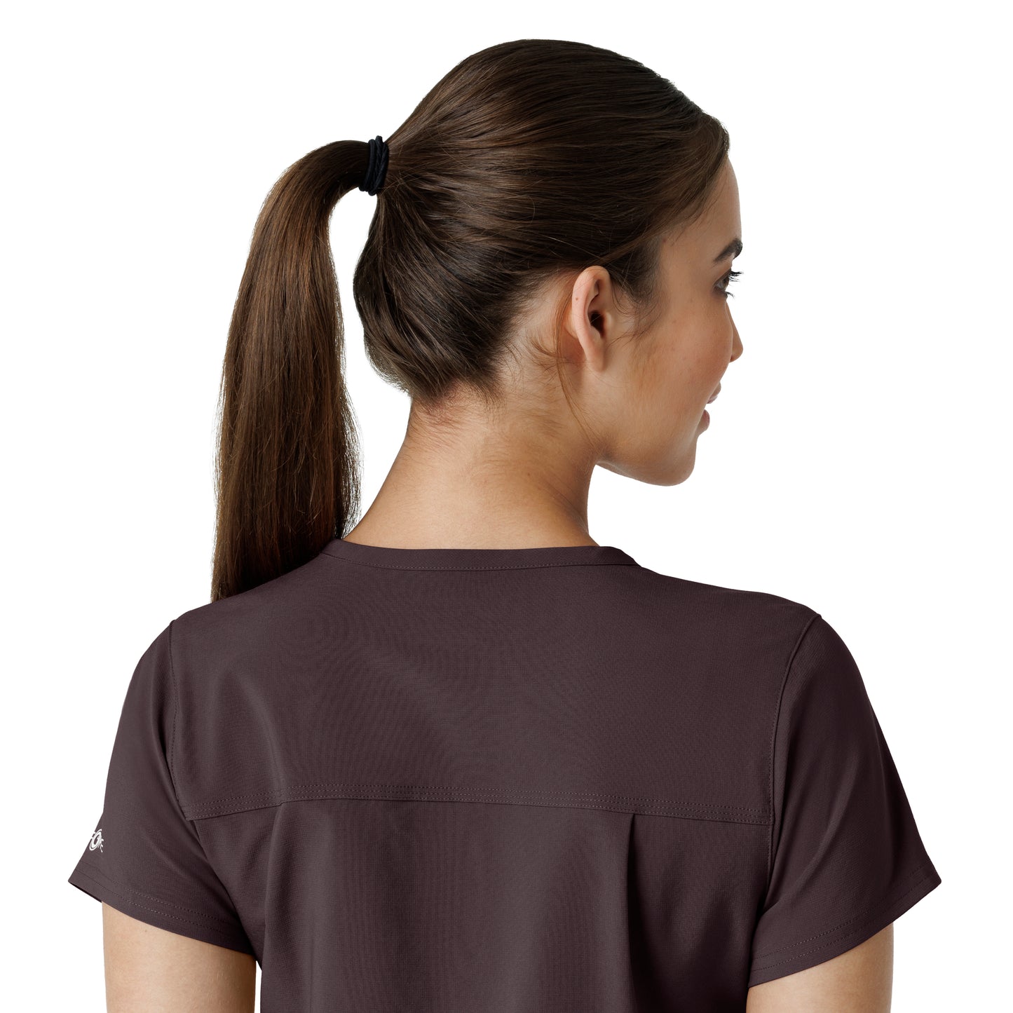 Force Cross-Flex C13410 Women's Tuck-In Scrub Top Dark Sepia