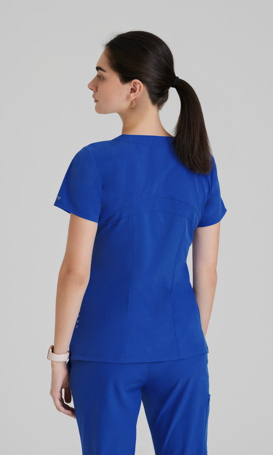 Barco One 5106 Pulse Scrub Top Cobalt
