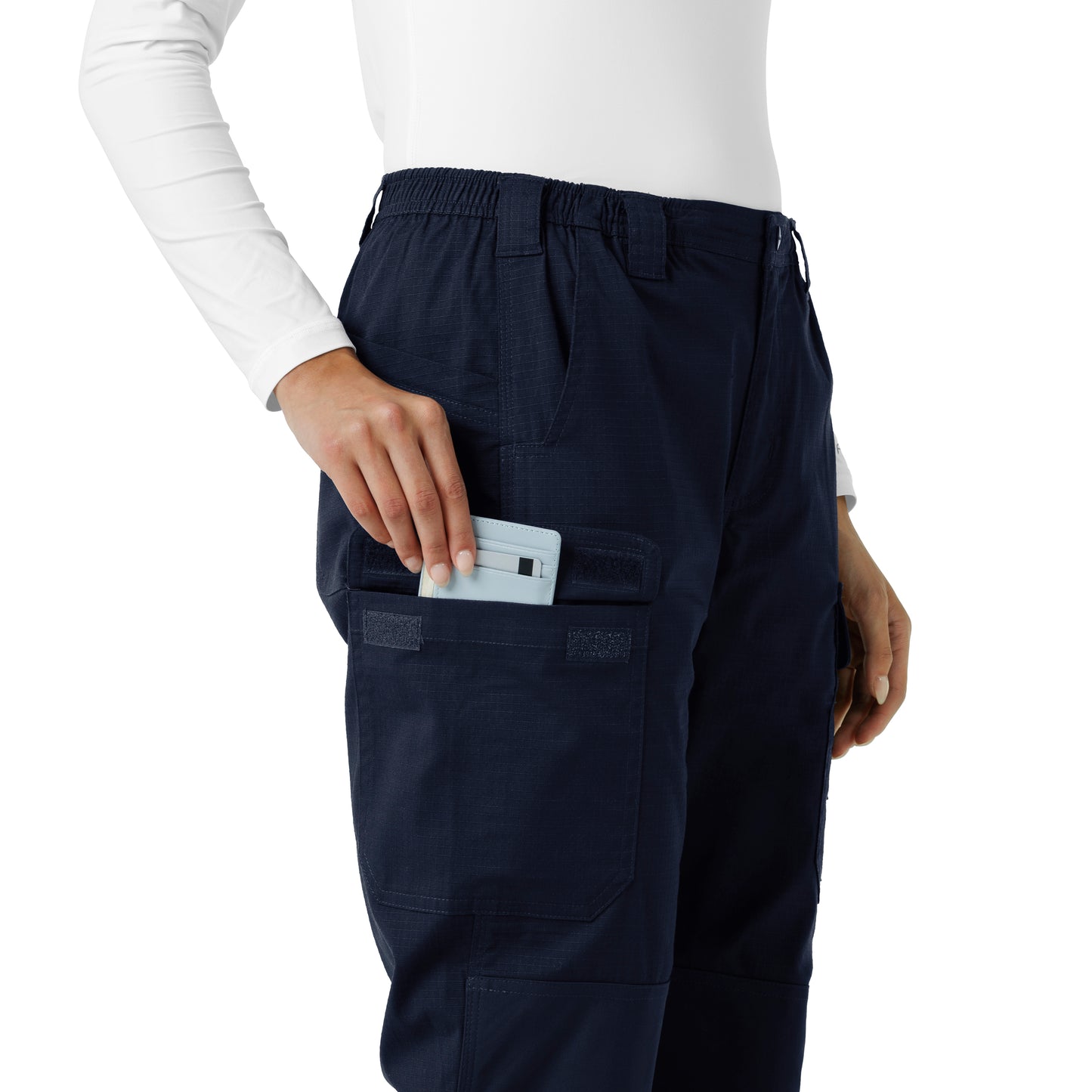 Rugged Flex C52418 Women's Ripstop Cargo Pants Dark Navy