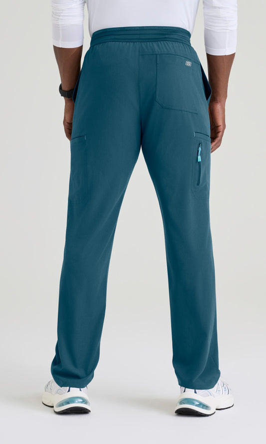 Skechers SKP736 Men's Merit Pant in Bahama by Barco Model Image Back