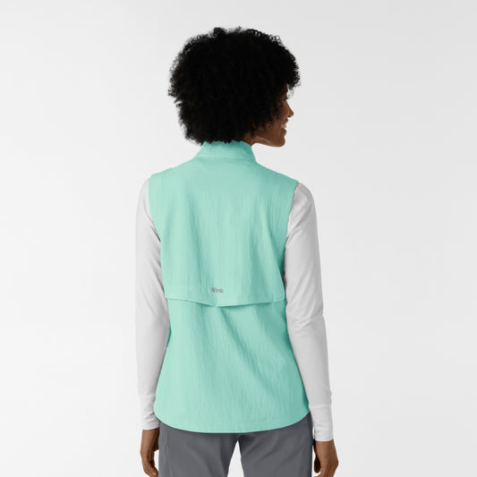 Layers 8214 Women's Everything Everywhere Scrub Vest Aruba Blue