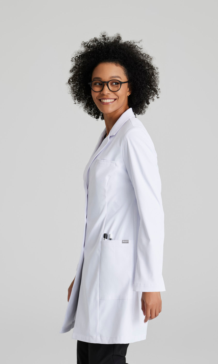 Barco BRC966 Grace Lab Coat White