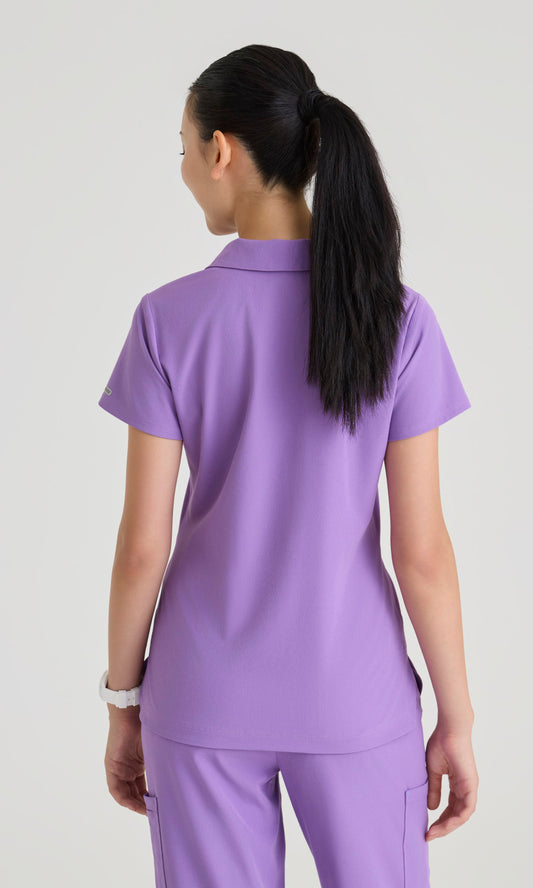 Skechers SKT302 Women's Honor Top in Luxe Lavender by Barco Model Image Back