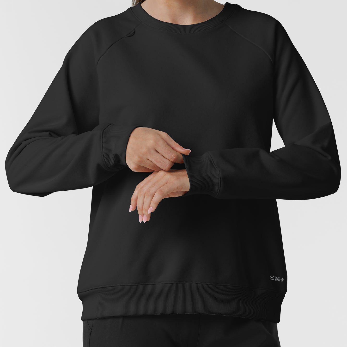 Layers 2169 Women's Pullover Sweatshirt Black