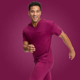 Guy in Wine colored Scrubs