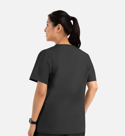 Core 1006 Unisex V-Neck Top Black