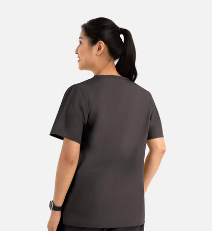 Core 1006 Unisex V-Neck Top Chocolate