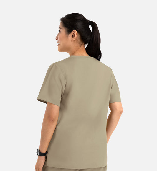 Core 1006 Unisex V-Neck Top Khaki