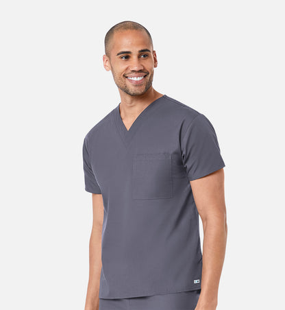 Core 1006 Unisex V-Neck Top Pewter