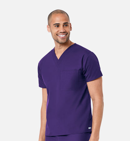 Core 1006 Unisex V-Neck Top Purple