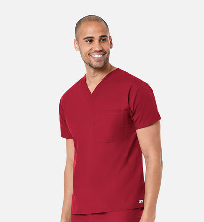 Core 1006 Unisex V-Neck Top Red