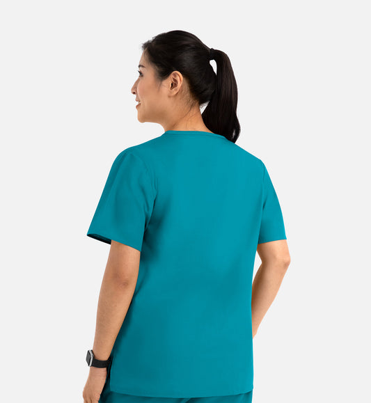 Core 1006 Unisex V-Neck Top Teal