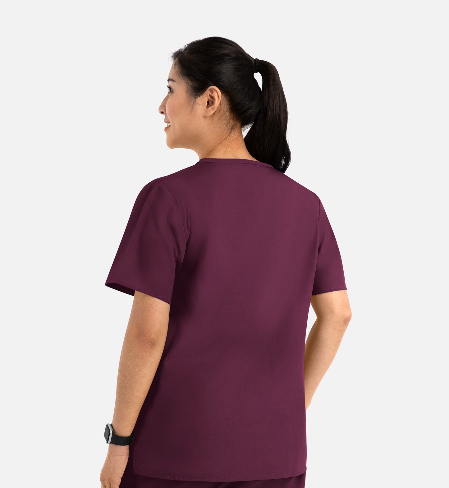 Core 1006 Unisex V-Neck Top Wine