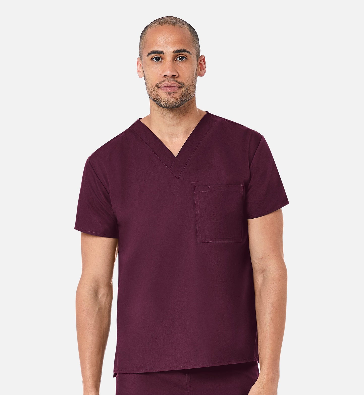 Core 1006 Unisex V-Neck Top Wine